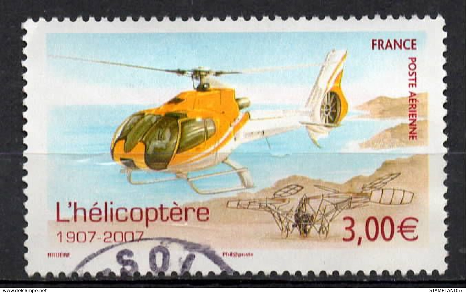 FRANCE 2007 - Oblitéré Cachet Rond POSTE AERIENNE - 1960-.... Oblitérés