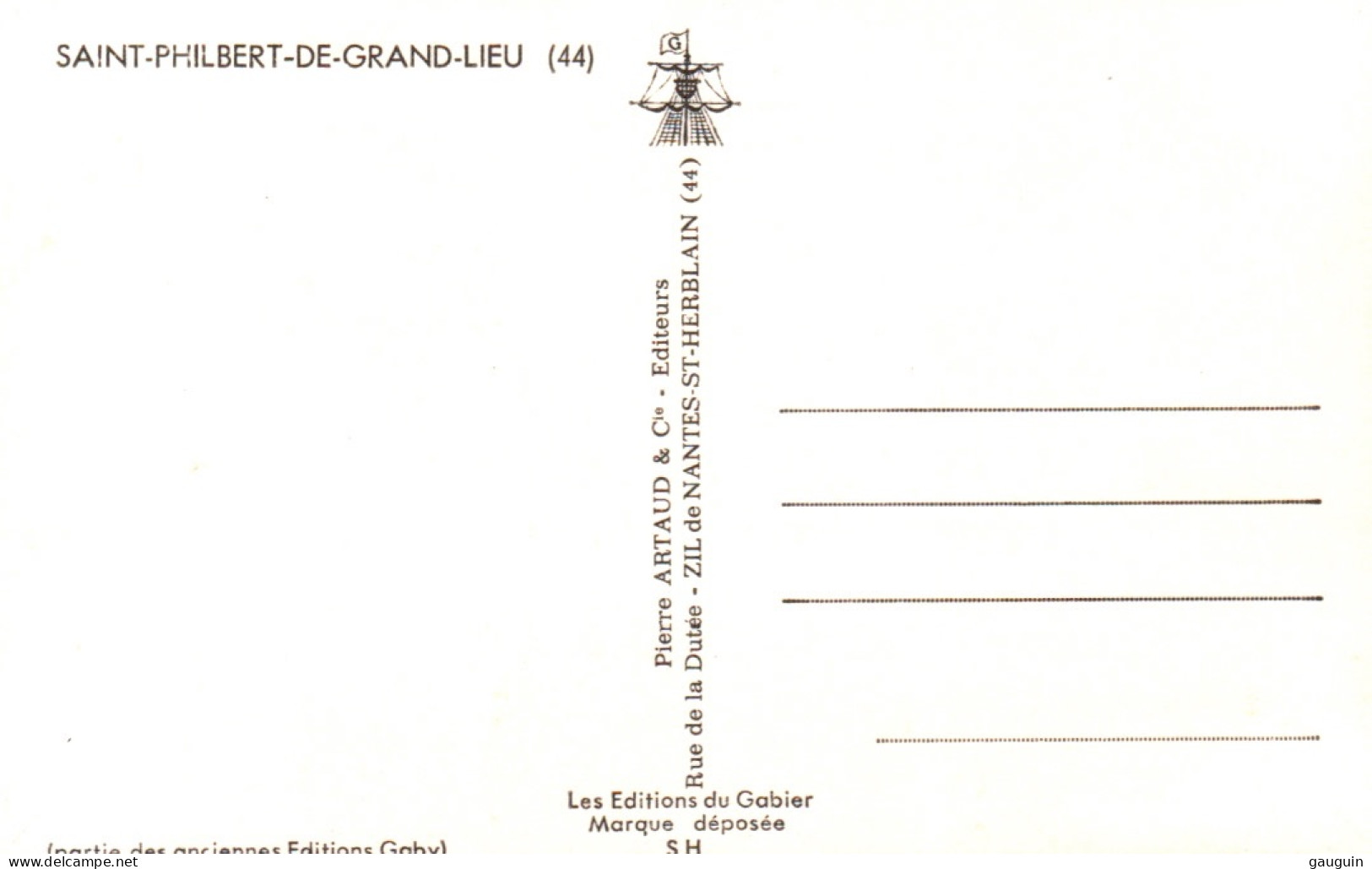 CPSM - St PHILBERT De GRAND-LIEU - Souvenir De… (multivues) - Edition P.Artaud - Saint-Philbert-de-Grand-Lieu