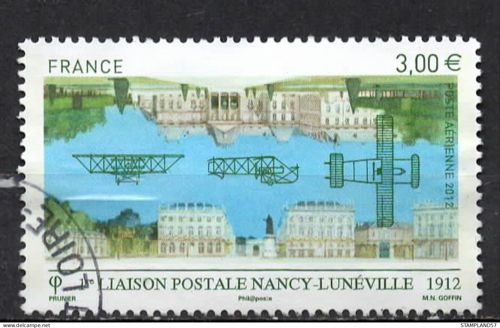 FRANCE 2012 - Oblitéré Cachet Rond POSTE AERIENNE - 1960-.... Afgestempeld