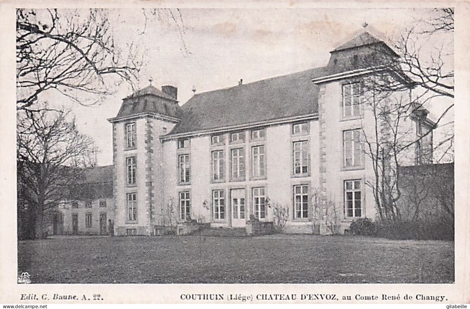 COUTHUIN : Château D'Envoz, Au Comté René De Changy - Heron