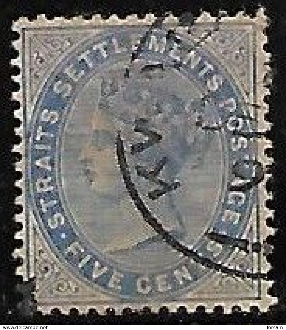 STRAITS SETTLEMENTS..1883..Michel # 37...used. - Straits Settlements