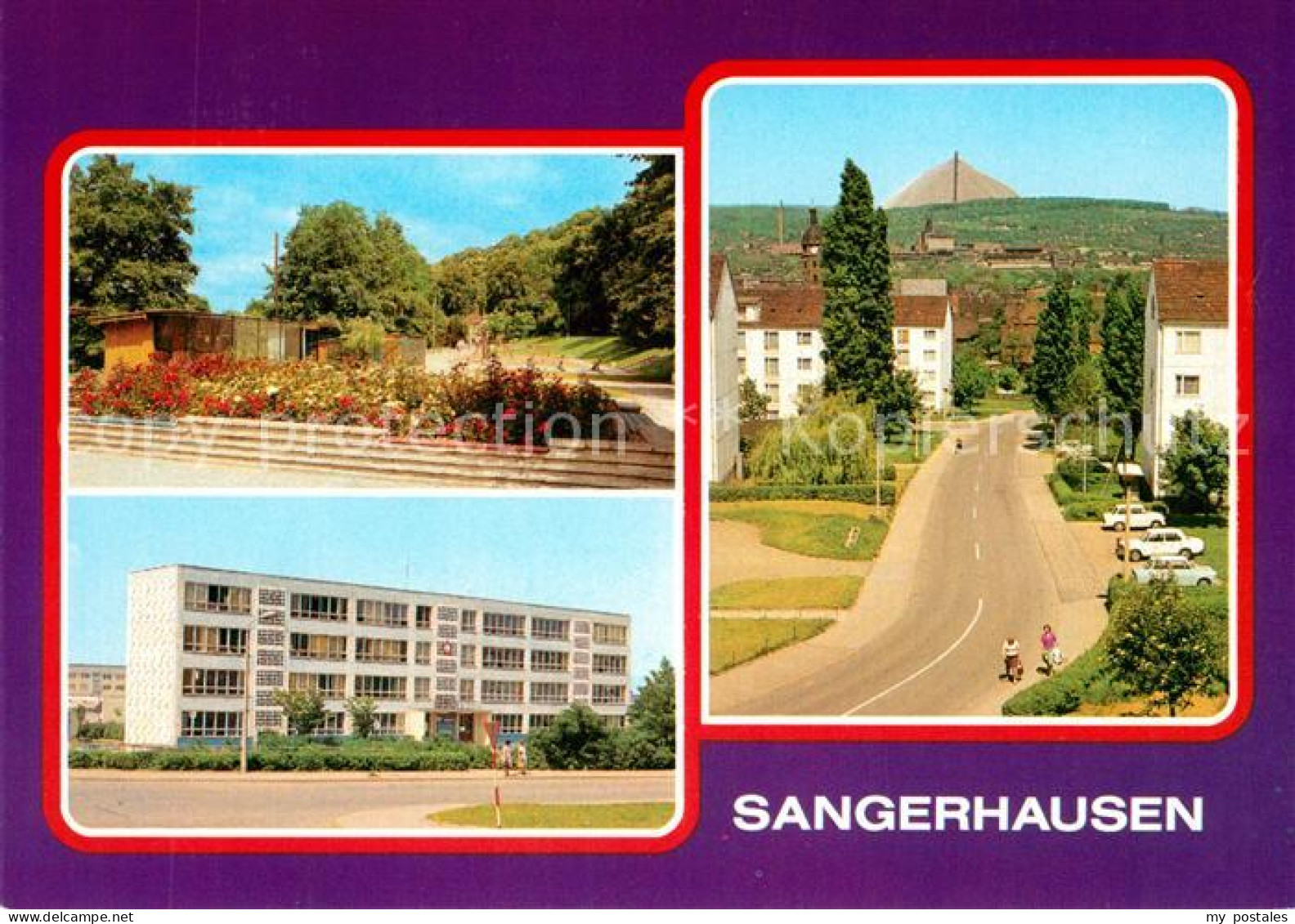 73082318 Sangerhausen Suedharz Walkmuehle Polytechnische Oberschule Juri Gagarin - Sangerhausen