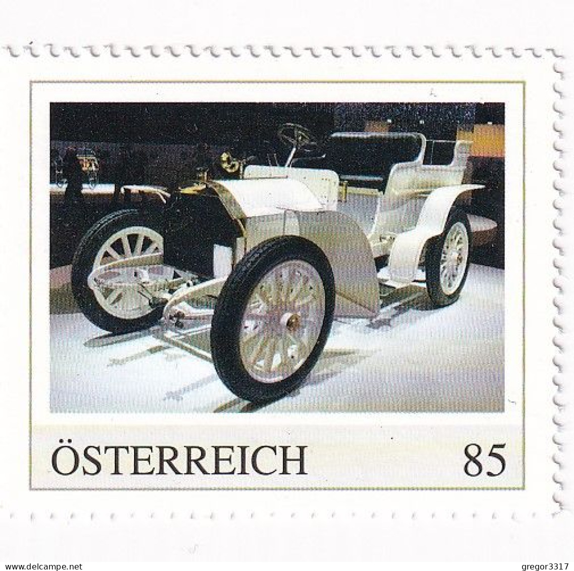 ÖSTERREICH - AUTO -  AUTOMOBILE Im Lauf Der ZEIT - MERCEDES SIMPLEX  - Personalisierte Briefmarke ** Postfrisch - Personnalized Stamps