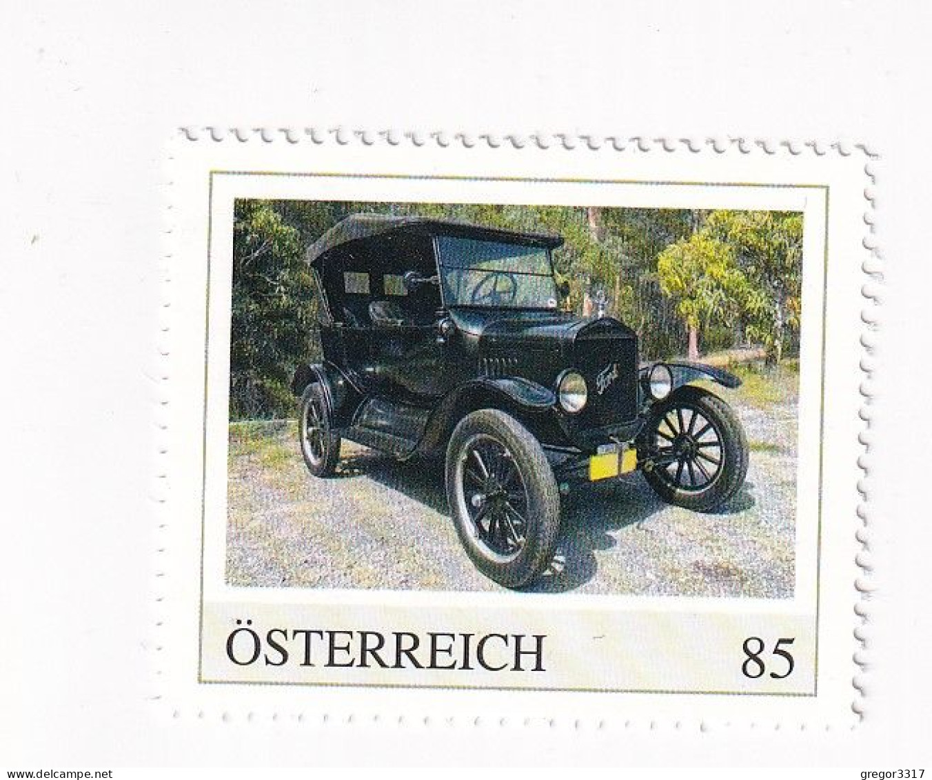 ÖSTERREICH - AUTO -  AUTOMOBILE Im Lauf Der ZEIT - FORD MODELL T   - Personalisierte Briefmarke ** Postfrisch - Timbres Personnalisés