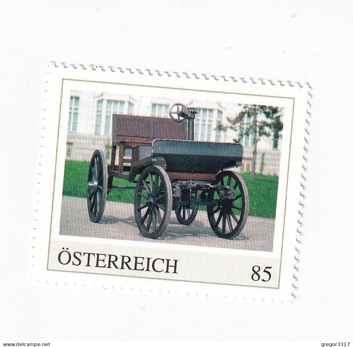 ÖSTERREICH - AUTO -  AUTOMOBILE Im Lauf Der ZEIT - MARCUS WAGEN  - Personalisierte Briefmarke ** Postfrisch - Francobolli Personalizzati