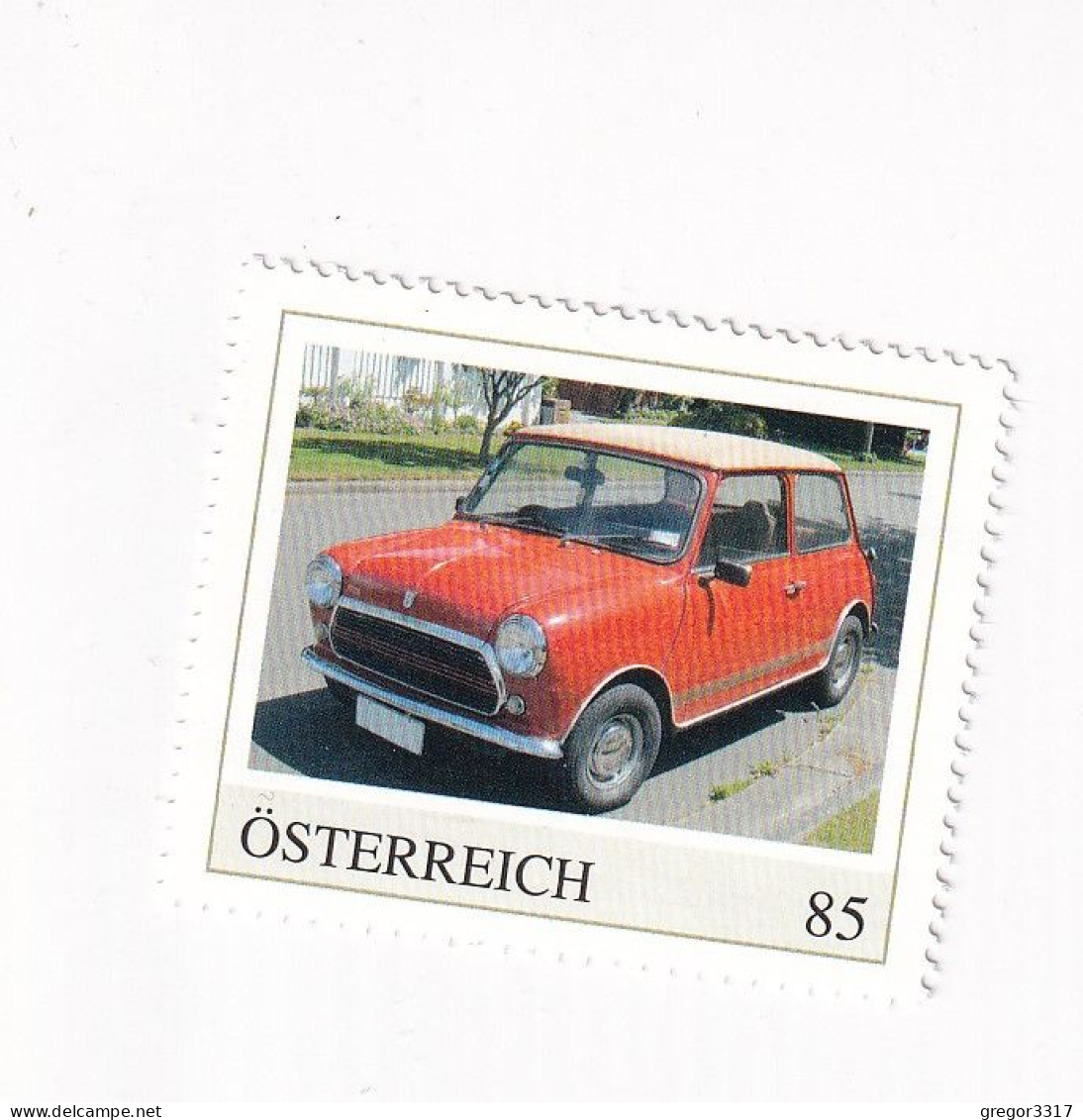 ÖSTERREICH - AUTO -  AUTOMOBILE Im Lauf Der ZEIT - MINI - Personalisierte Briefmarke ** Postfrisch - Timbres Personnalisés