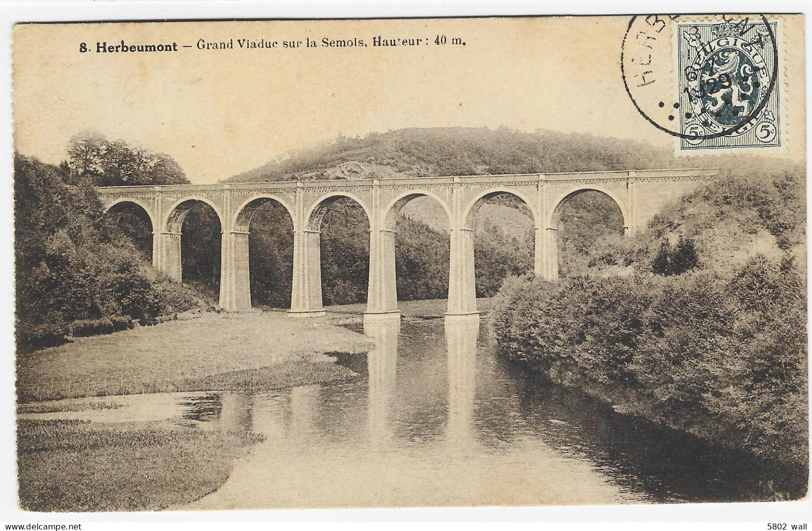 HERBEUMONT : Grand Viaduc Sur La Semois - Hauteur 40 M. - Herbeumont