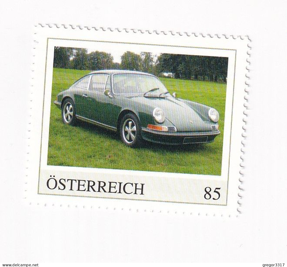 ÖSTERREICH - AUTO -  AUTOMOBILE Im Lauf Der ZEIT - PORSCHE 911 - Personalisierte Briefmarke ** Postfrisch - Personnalized Stamps