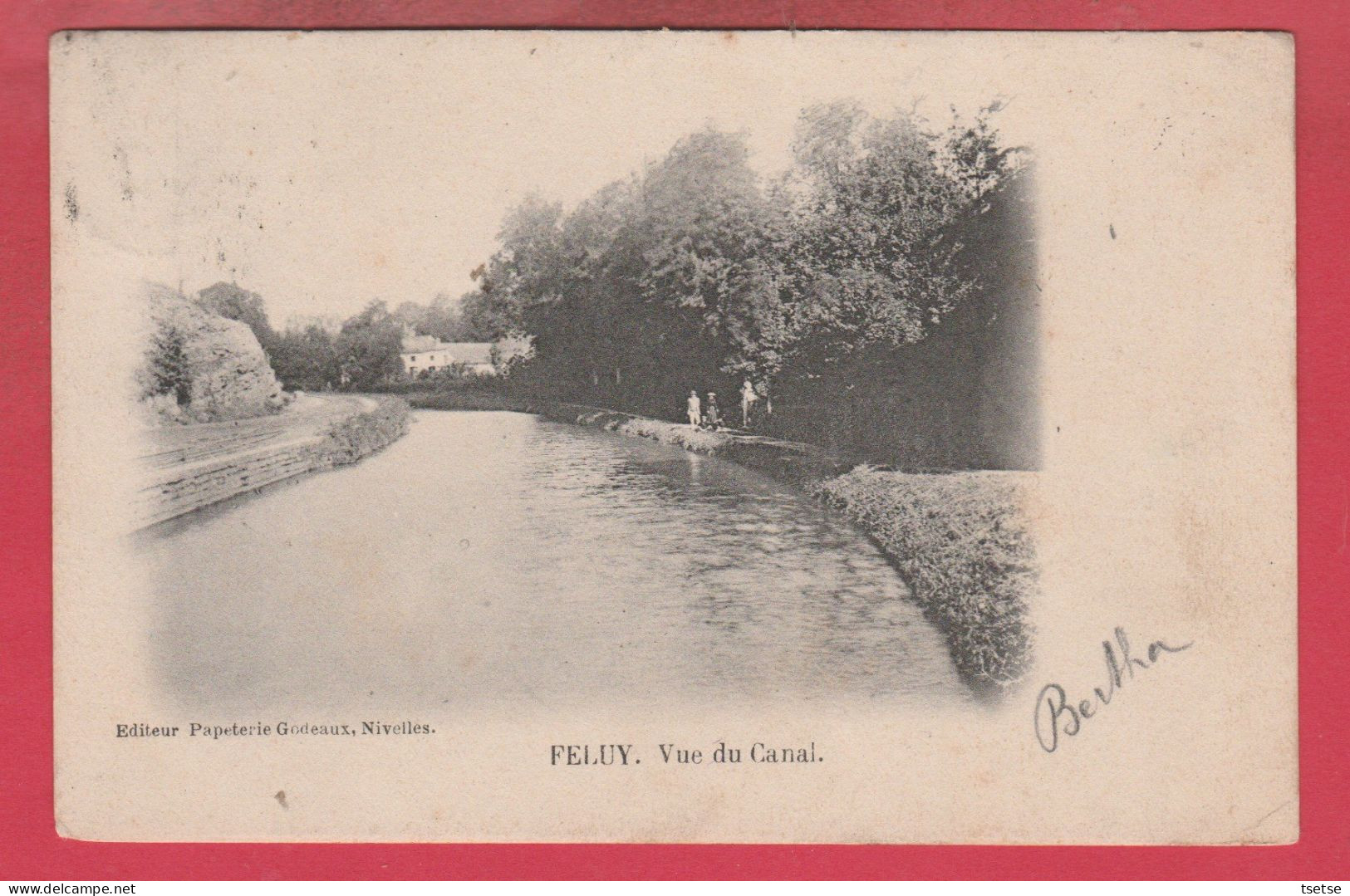 Feluy - Vue Du Canal - 1906  ( Voir Verso ) - Seneffe