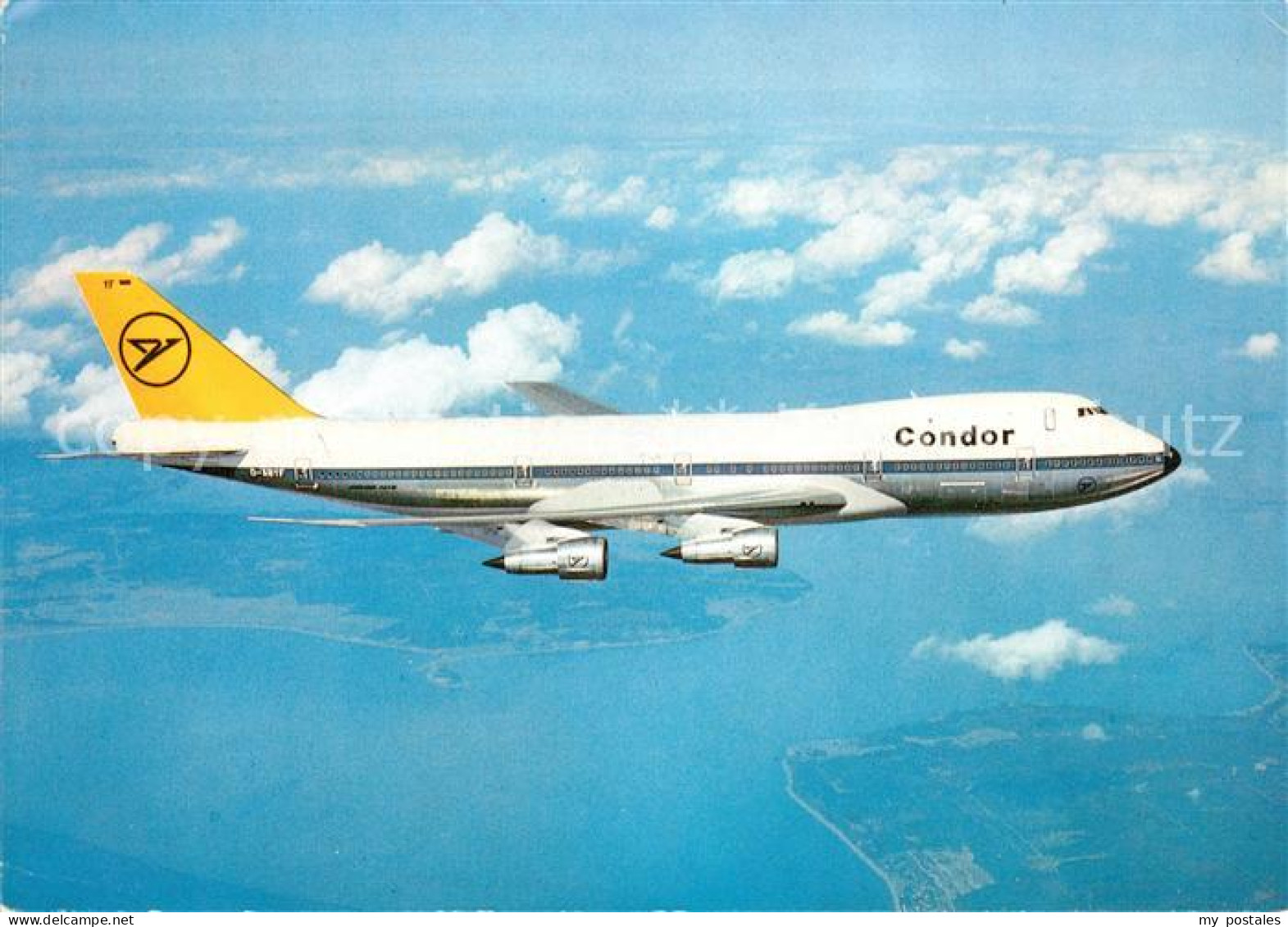 73082110 Flugzeuge Zivil Condor Jumbo-Jet Boeing 747  - 1946-....: Era Moderna