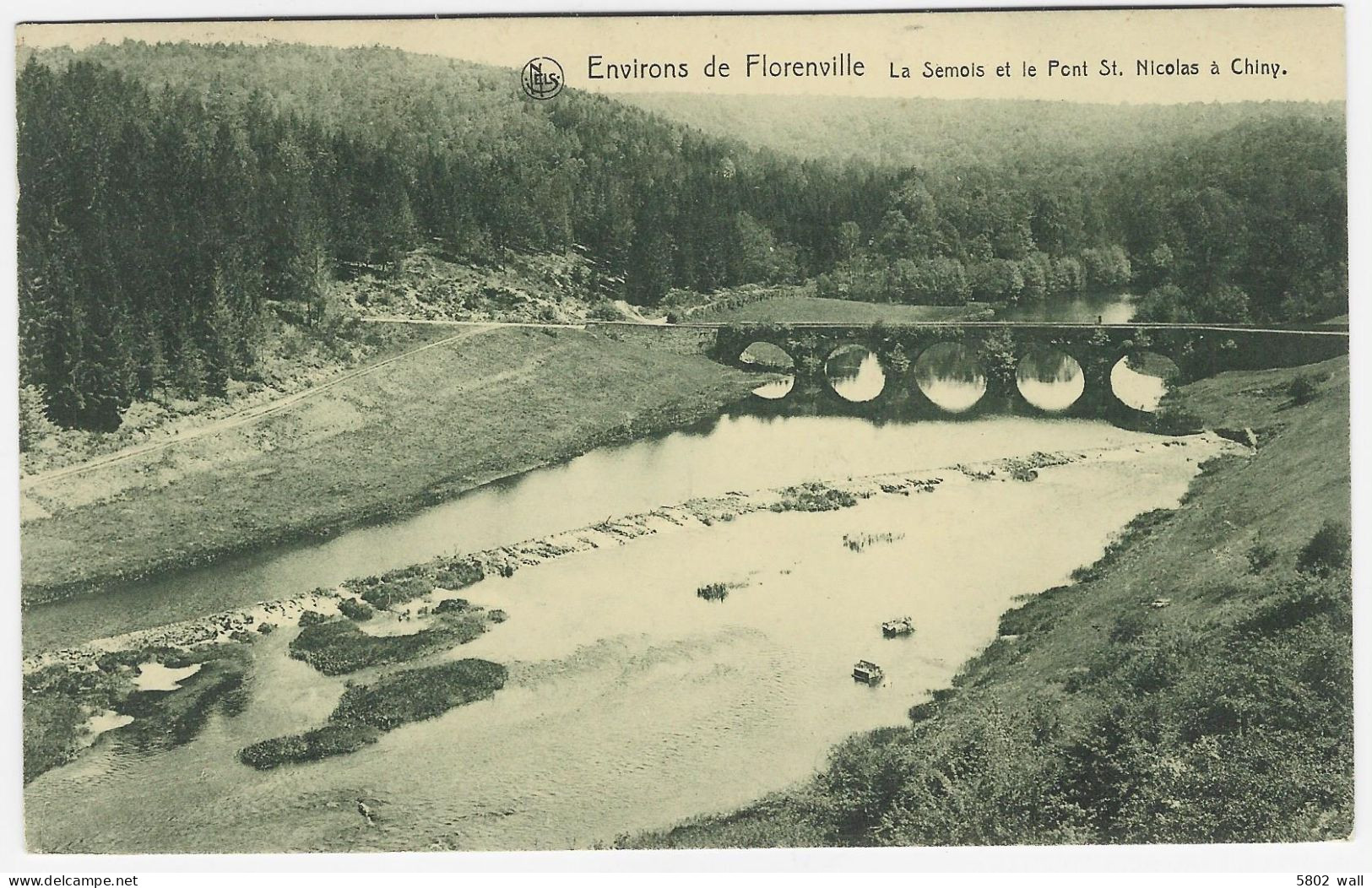 CHINY : La Semois Et Le Pont St-Nicolas - Chiny