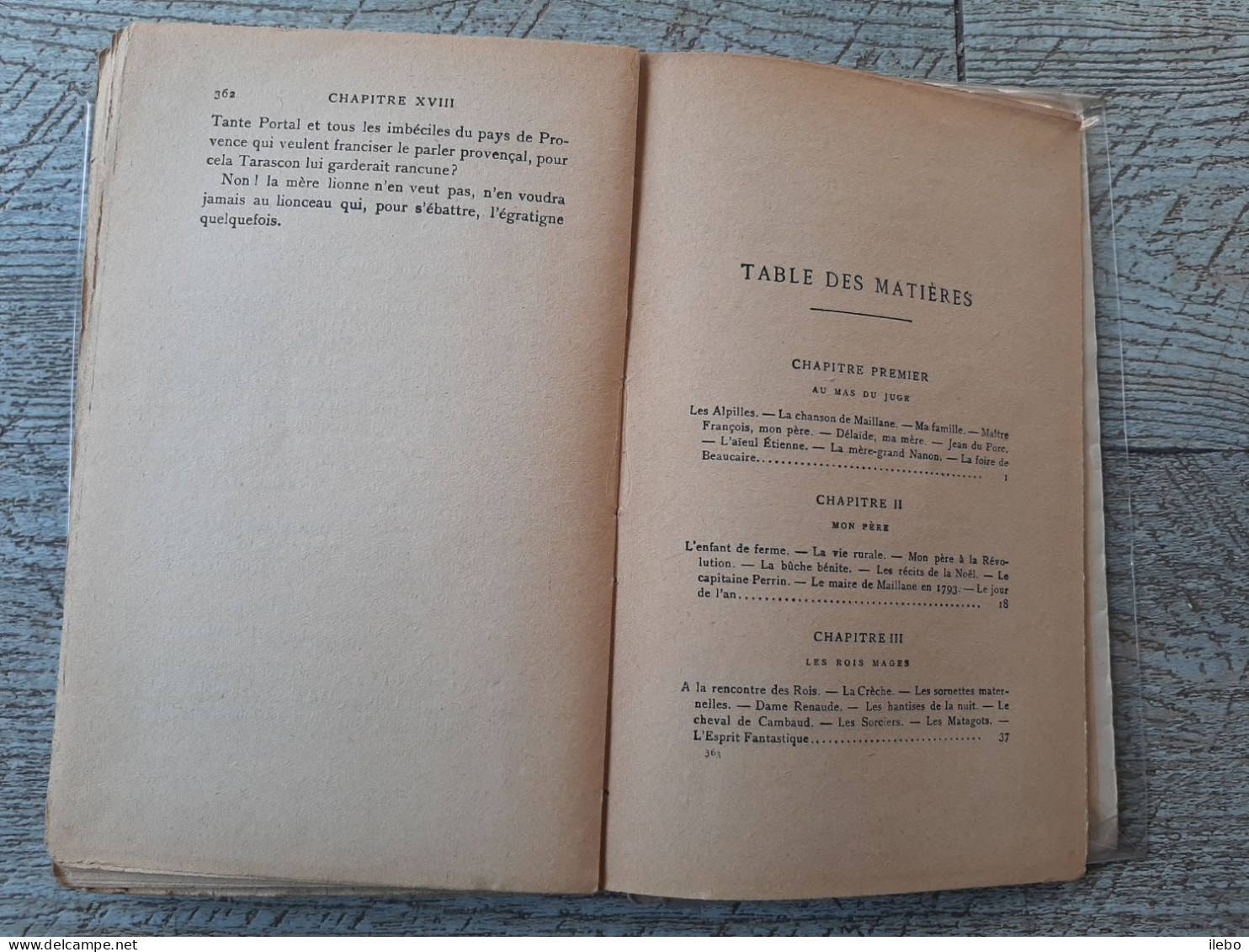 Frédéric Mistral Mémoires Et Récits Mes Origines   Biographie 1941 - Signierte Bücher