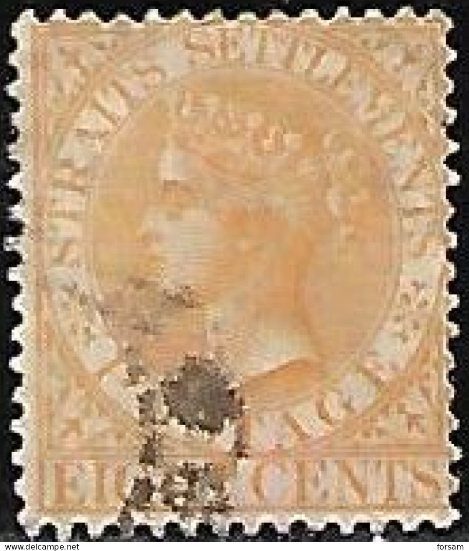 STRAITS SETTLEMENTS..1882..Michel # 33...used. - Straits Settlements