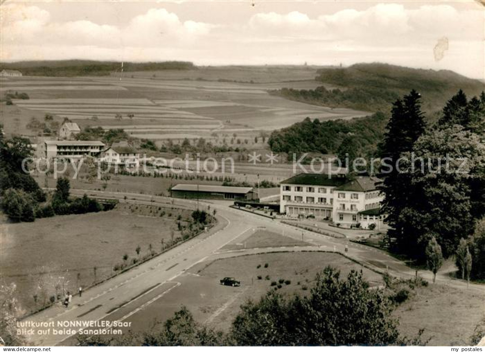 73081921 Nonnweiler Luftkurort Blick Auf Beide Sanatorien Nonnweiler - Nonnweiler