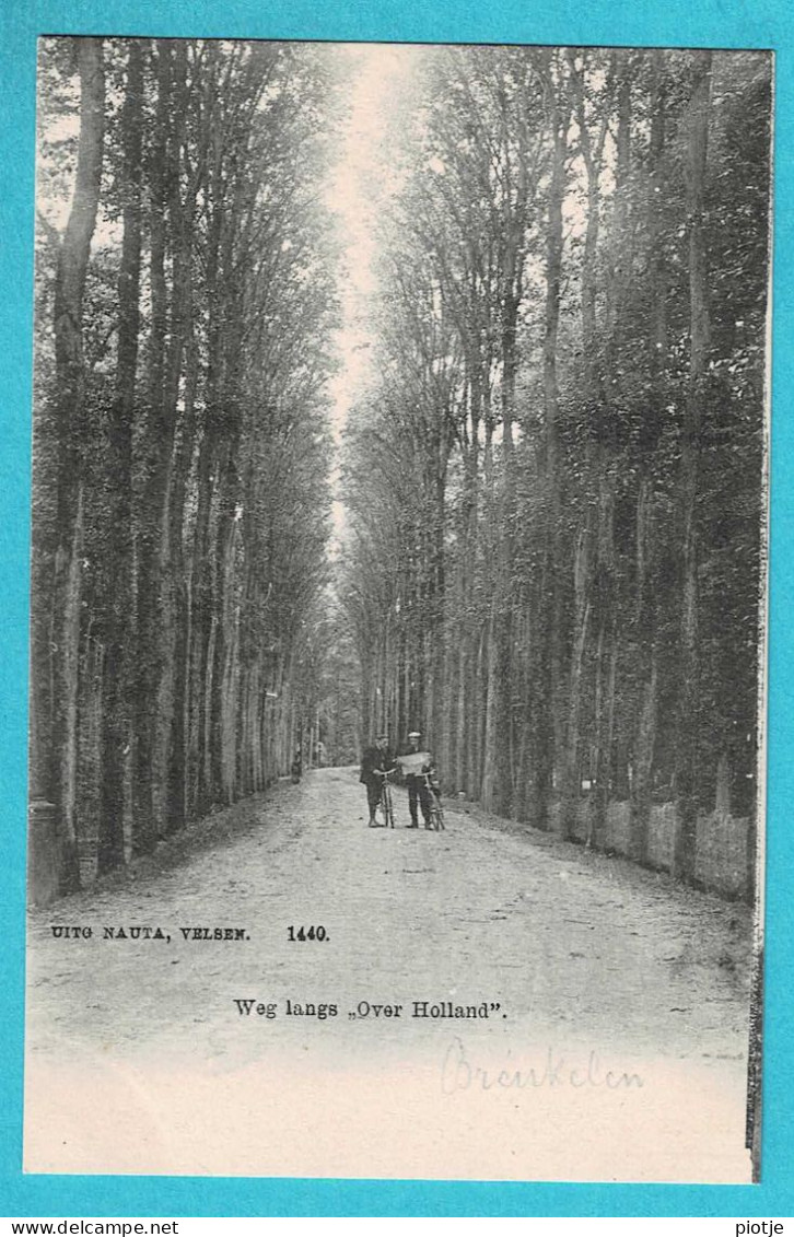 * Breukelen (Utrecht - Nederland) * (Uitg Nauta Velsen 1440) Weg Langs Over Holland, Allée, Vélo, Animée, Old - Breukelen