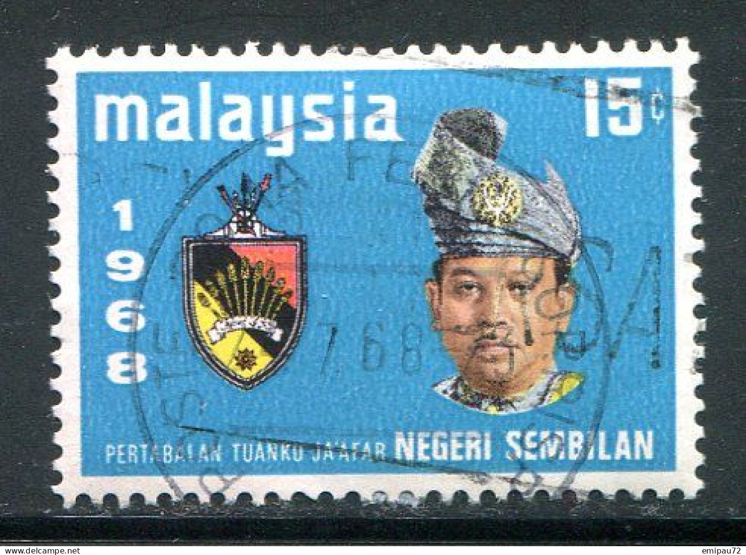 NEGRI SEMBILAN- Y&T N°79A- Oblitéré - Negri Sembilan