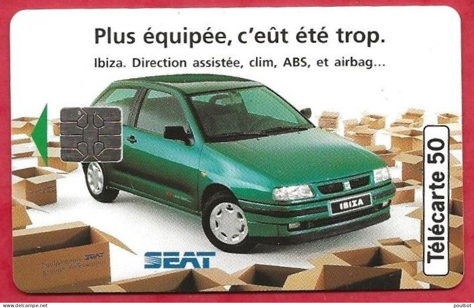 Télécarte En 1028 Seat Ibiza PSG  09 94 - 50 Eenheden