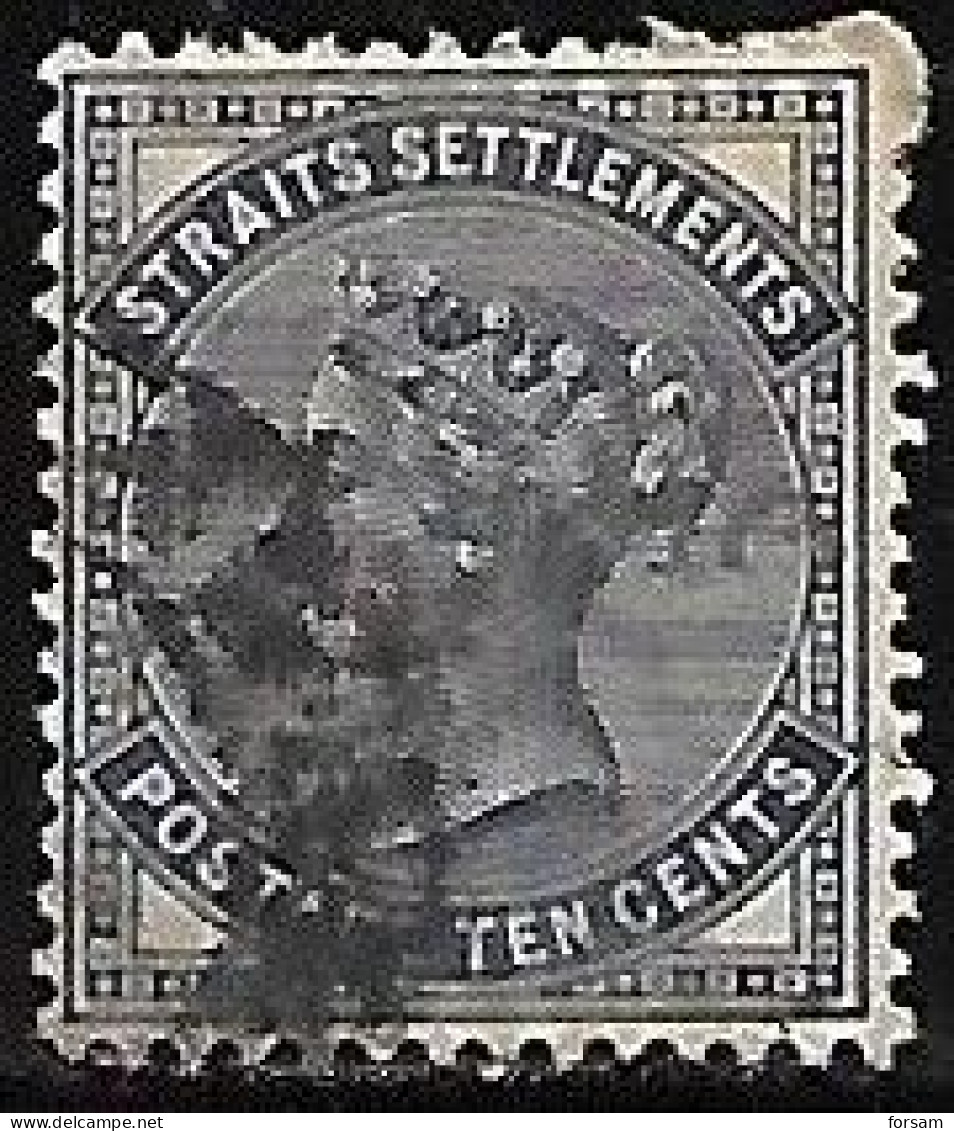 STRAITS SETTLEMENTS..1882..Michel # 34...used. - Straits Settlements