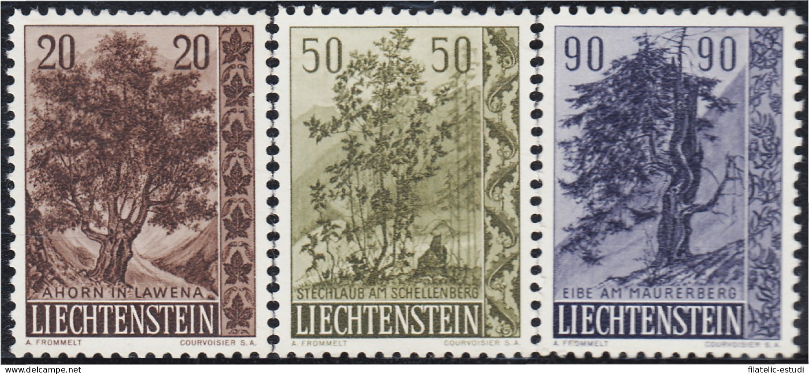 Liechtenstein 339/41 1959 Arboles MNH - Andere & Zonder Classificatie