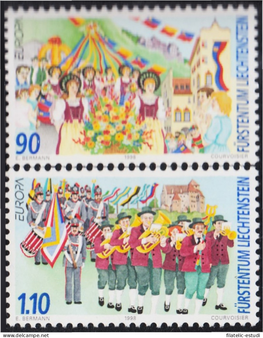 Liechtenstein 1106/07 1998 Europa Festivales Nacionales MNH - Sonstige & Ohne Zuordnung