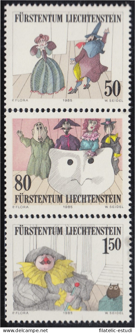 Liechtenstein 828/30 1985 Teatro MNH - Sonstige & Ohne Zuordnung