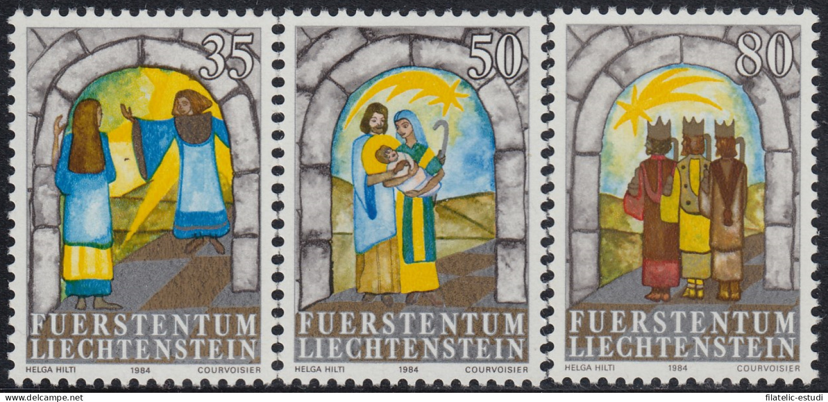 Liechtenstein 804/06 1984 Navidad Chritsmas MNH - Autres & Non Classés