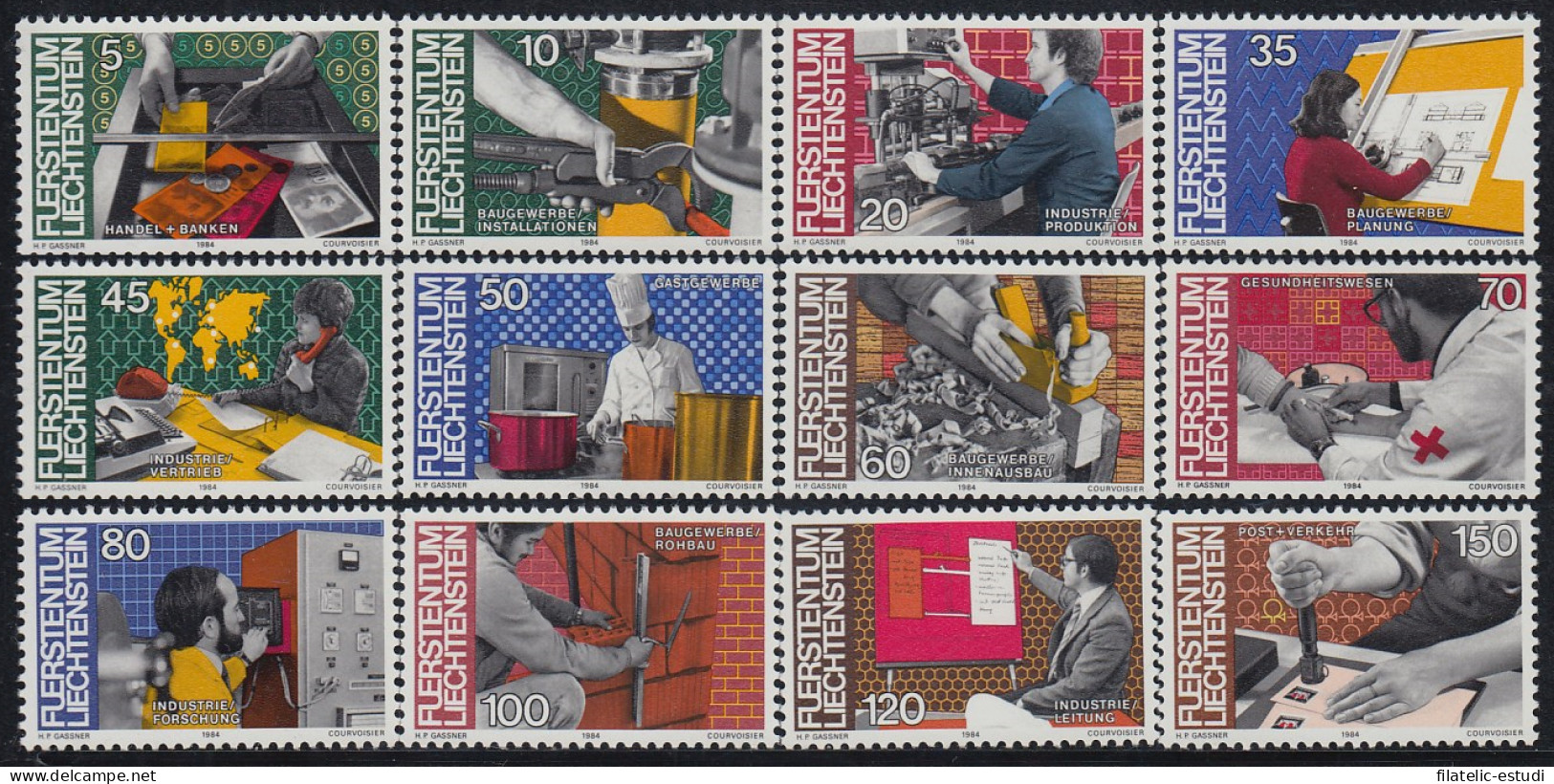 Liechtenstein 790/01 1984 El Hombre Y El Trabajo MNH - Autres & Non Classés