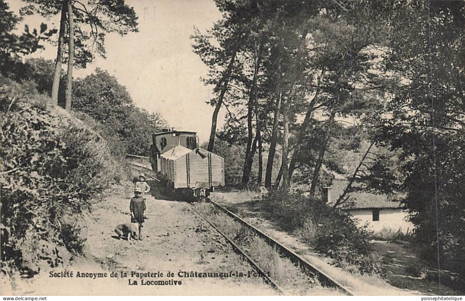87 - HAUTE-VIENNE - CHATEAUNEUF-LA FORET - La Locomotive - Société Anonyme De La Papeterie - 10237 - Chateauneuf La Foret