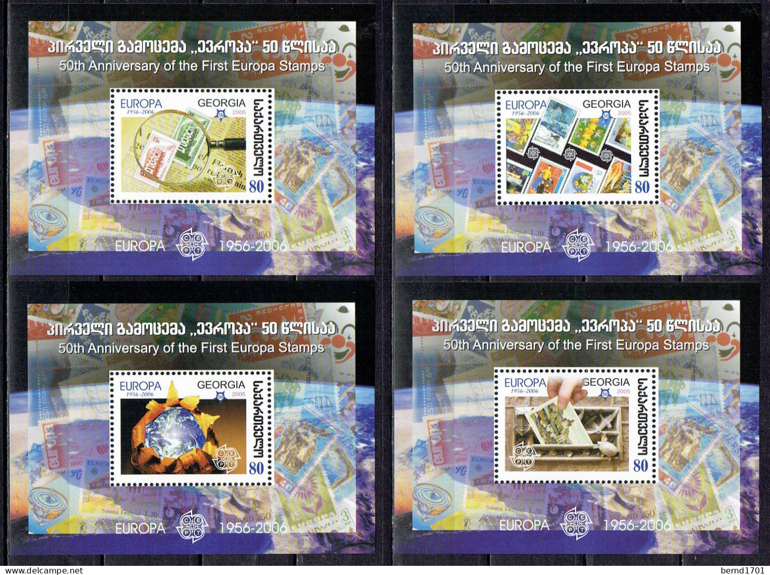 Georgien / Georgia - Mi-Nr Block 35/38 Ungebraucht / MNH  ** (A1448) - 2006