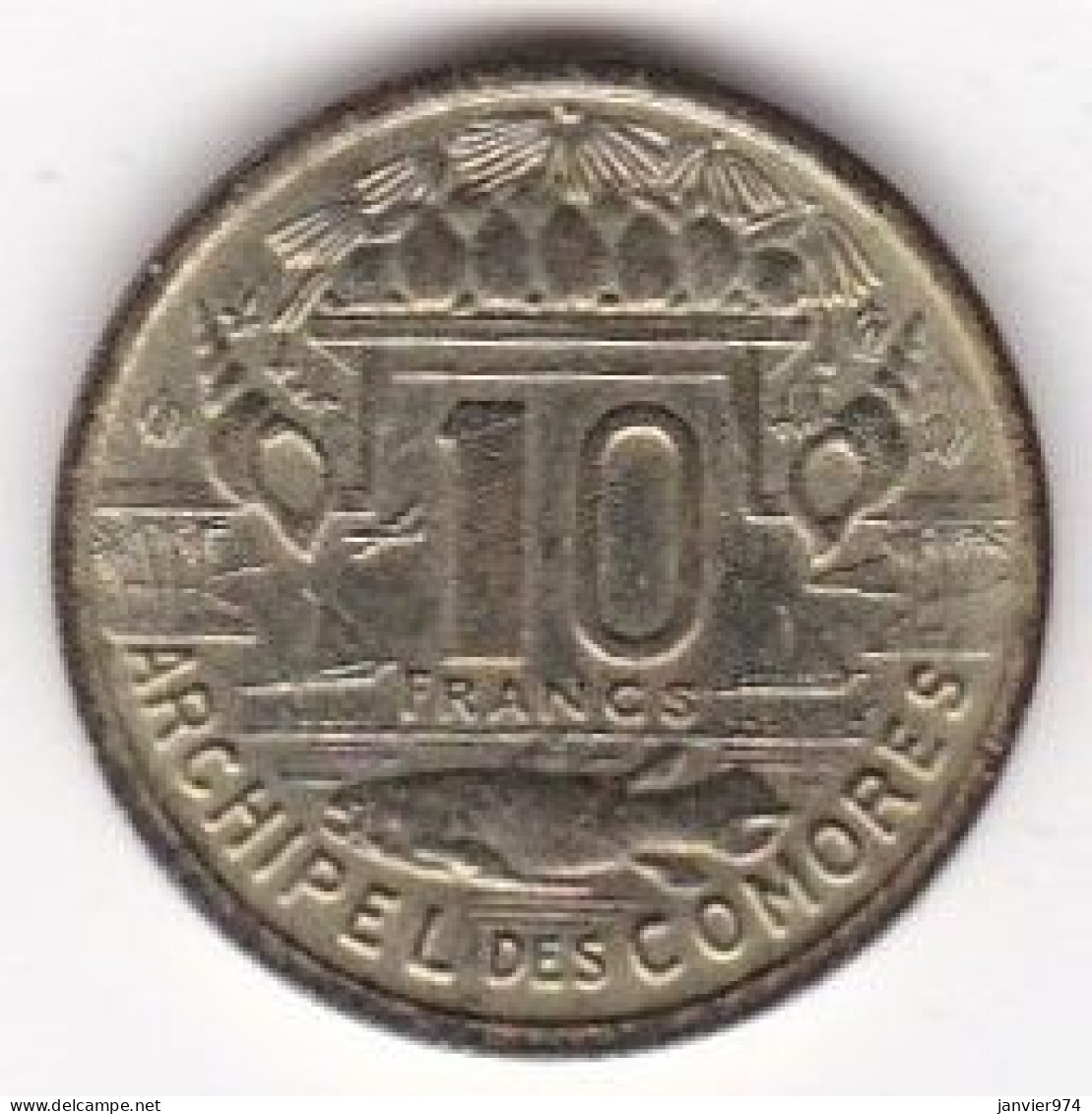 Archipel Des Comores , Republique Française 10 Francs 1964 ESSAI , En Cupro Alu Nickel, LEC# 38, UNC - Comoros