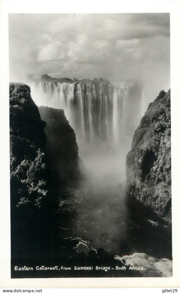 ZAMBESI, NAMIBIE - EASTERN CATARACT FROM ZAMBESI BRIDGE - CANADIAN PACIFIC CRUISE - REAL PHOTO -  ASS. SCREEN NEWS - - Namibia