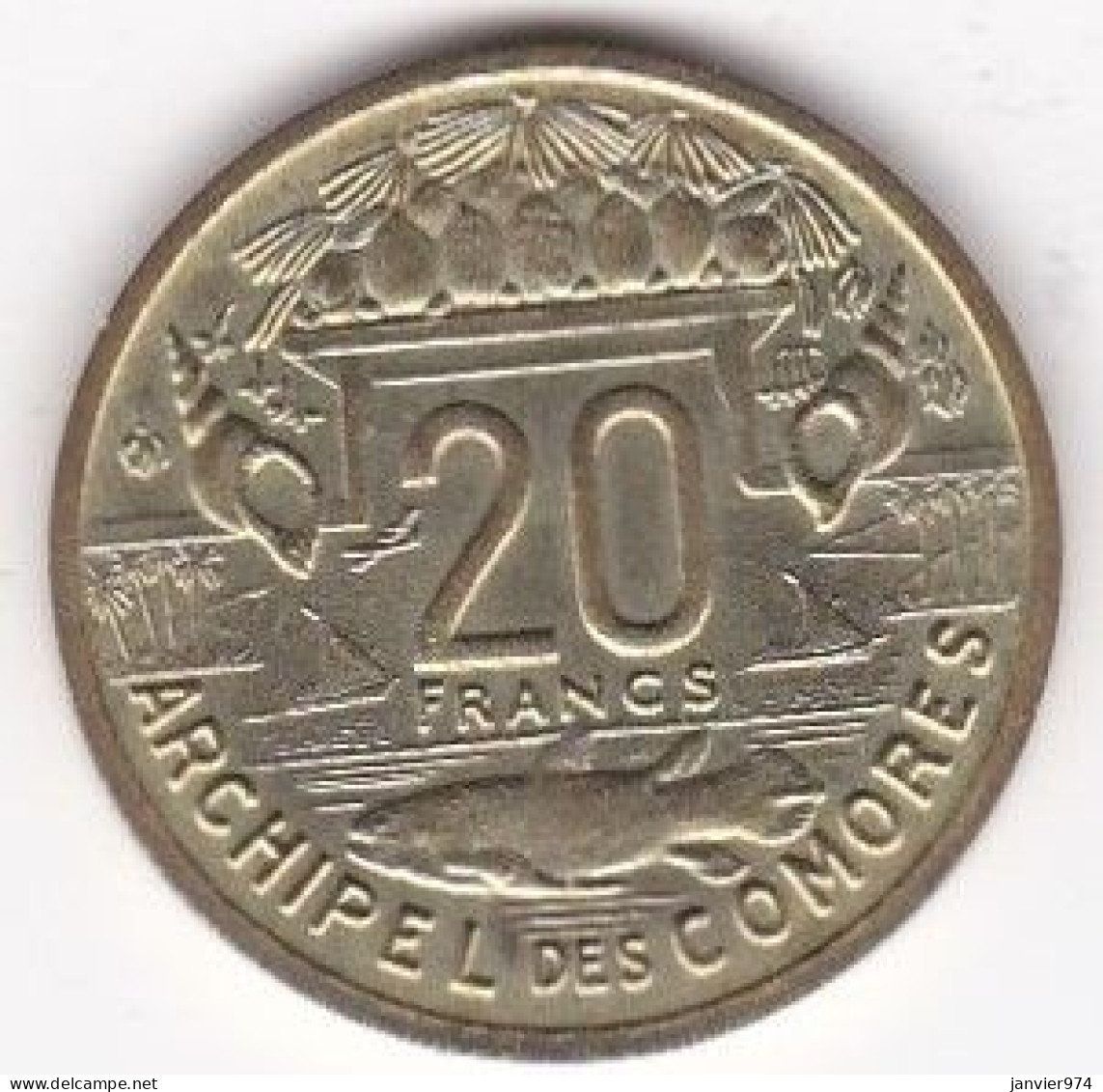 Archipel Des Comores , Republique Française 20 Francs 1964 ESSAI , En Cupro Alu Nickel, LEC# 40, UNC - Comores