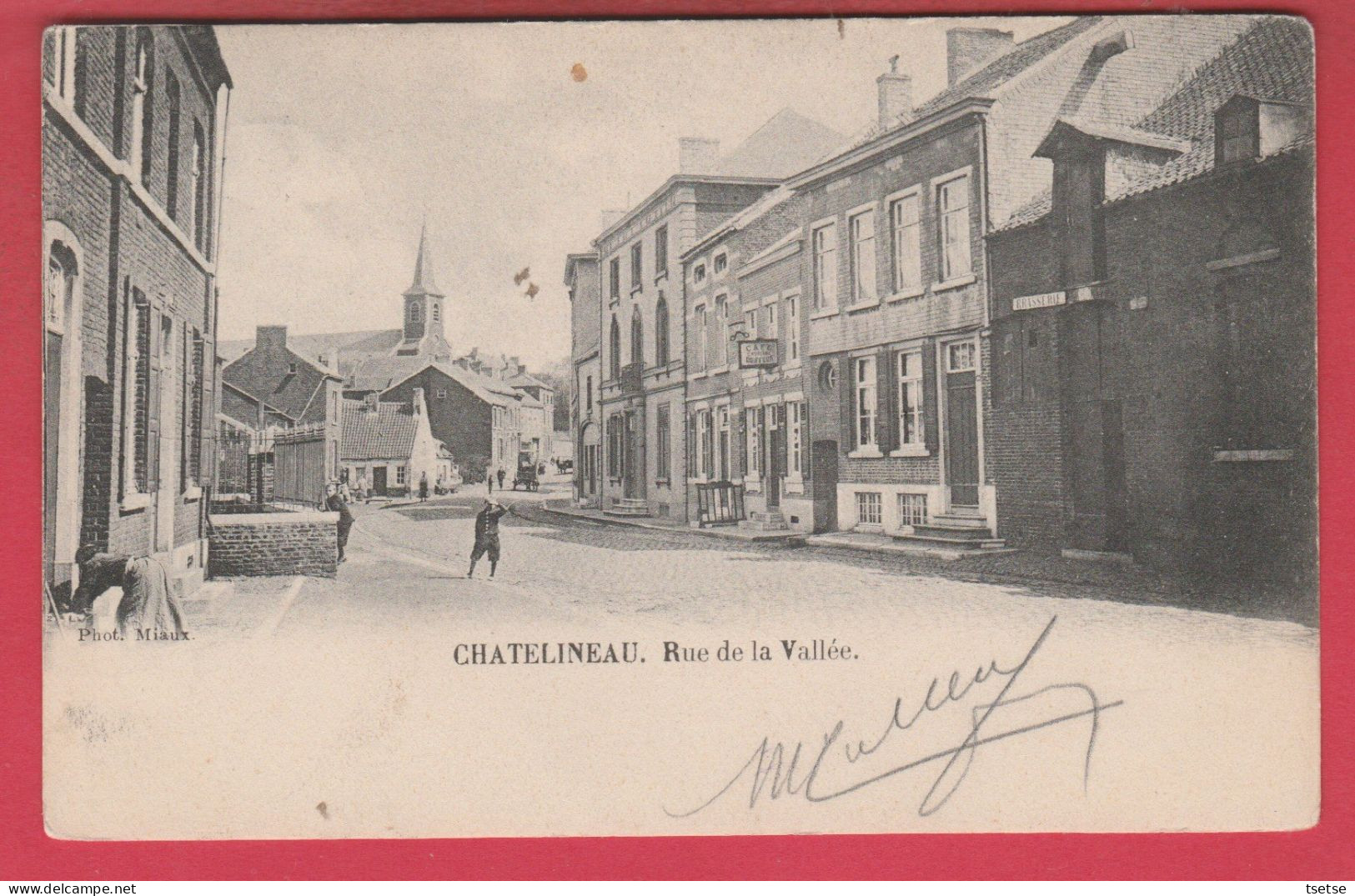 Châtelineau - Rue De La Vallée - 1908 ( Voir Verso ) - Châtelet