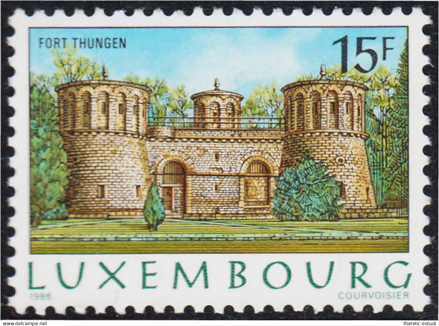 Luxemburgo 1103 1986 Fuerte Thungen MNH - Other & Unclassified