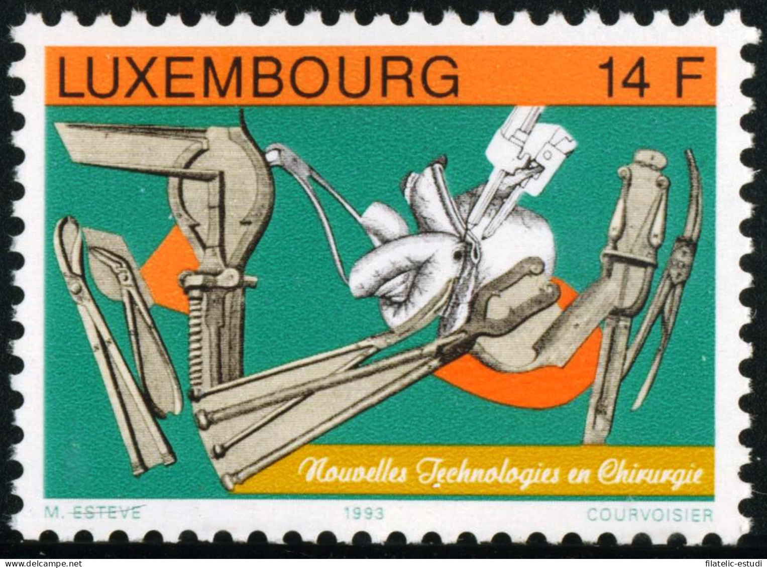 MED Luxemburgo Luxembourg  Nº 1273  1993  MNH - Autres & Non Classés
