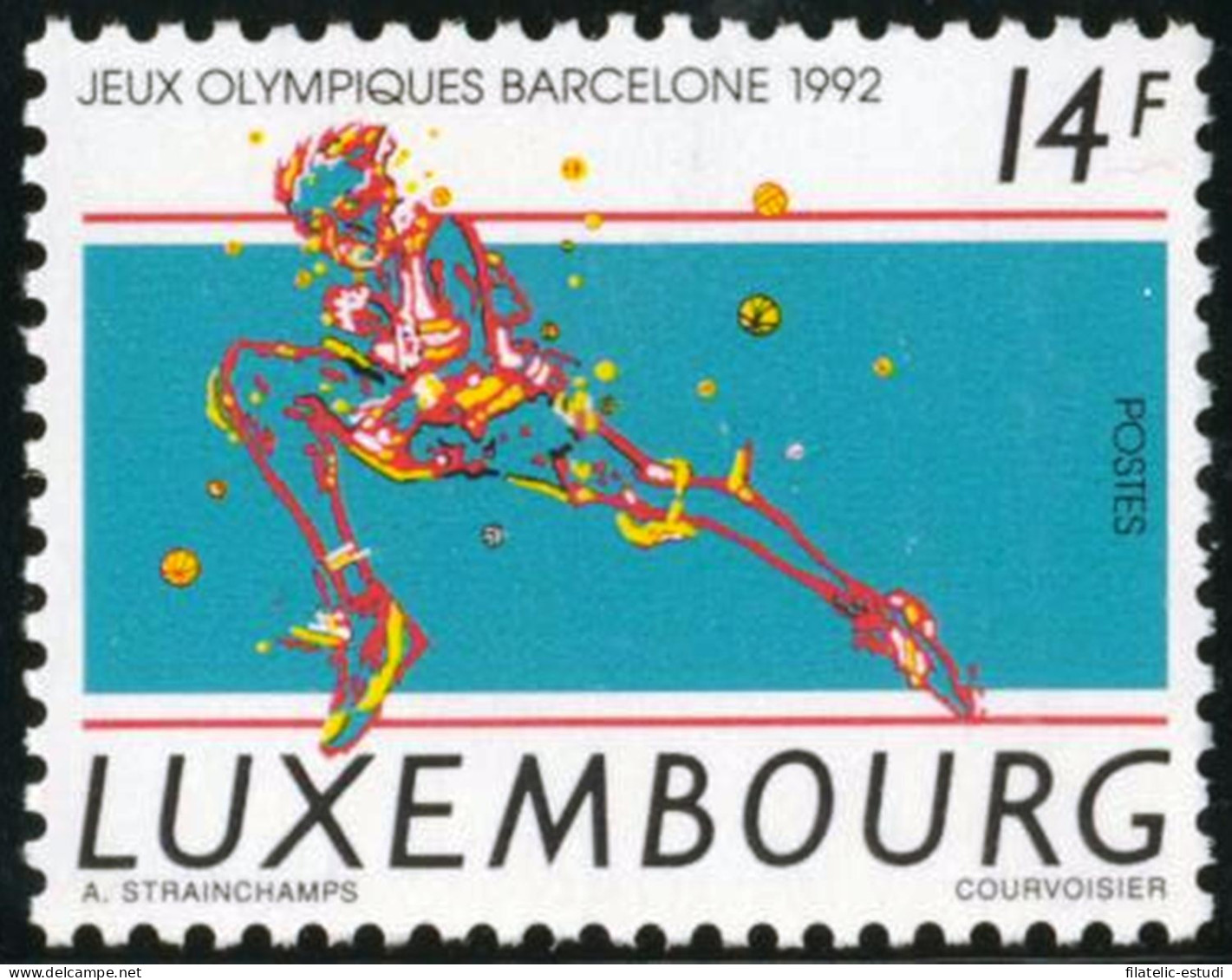 OLI1 Luxemburgo Luxembourg  Nº 1248  1992 JJOO Barcelona  MNH - Sonstige & Ohne Zuordnung