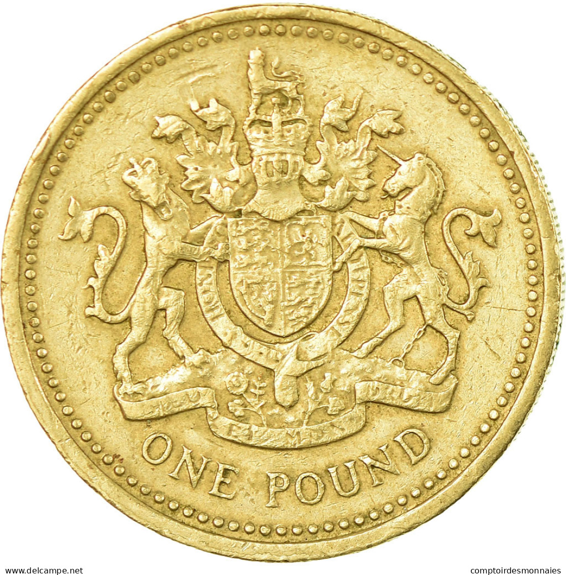 Monnaie, Grande-Bretagne, Elizabeth II, Pound, 1993, TTB, Nickel-brass, KM:964 - 1 Pond