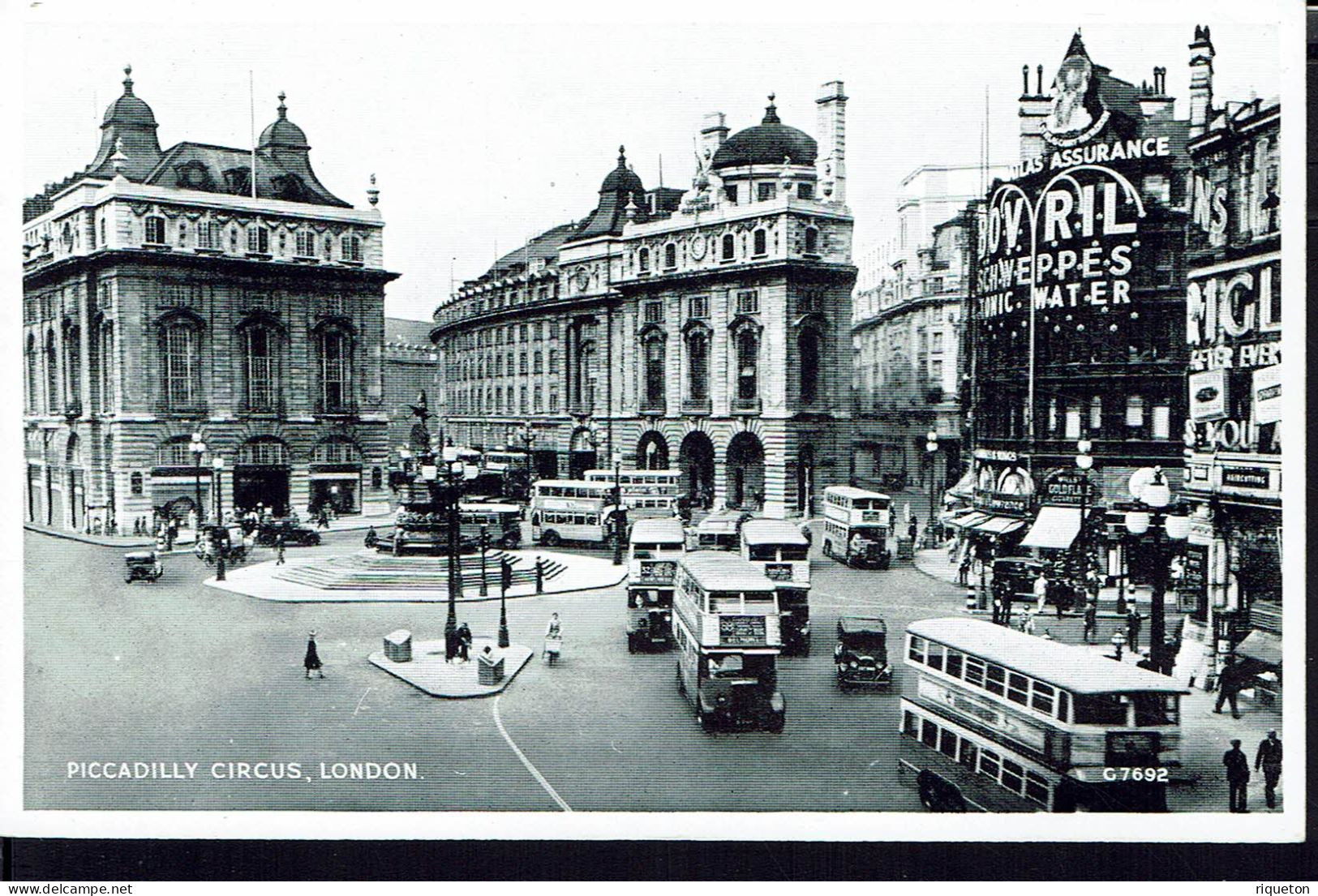 Royaume-Uni. Carte Postale Piccadilly Circus London. TB. - Piccadilly Circus