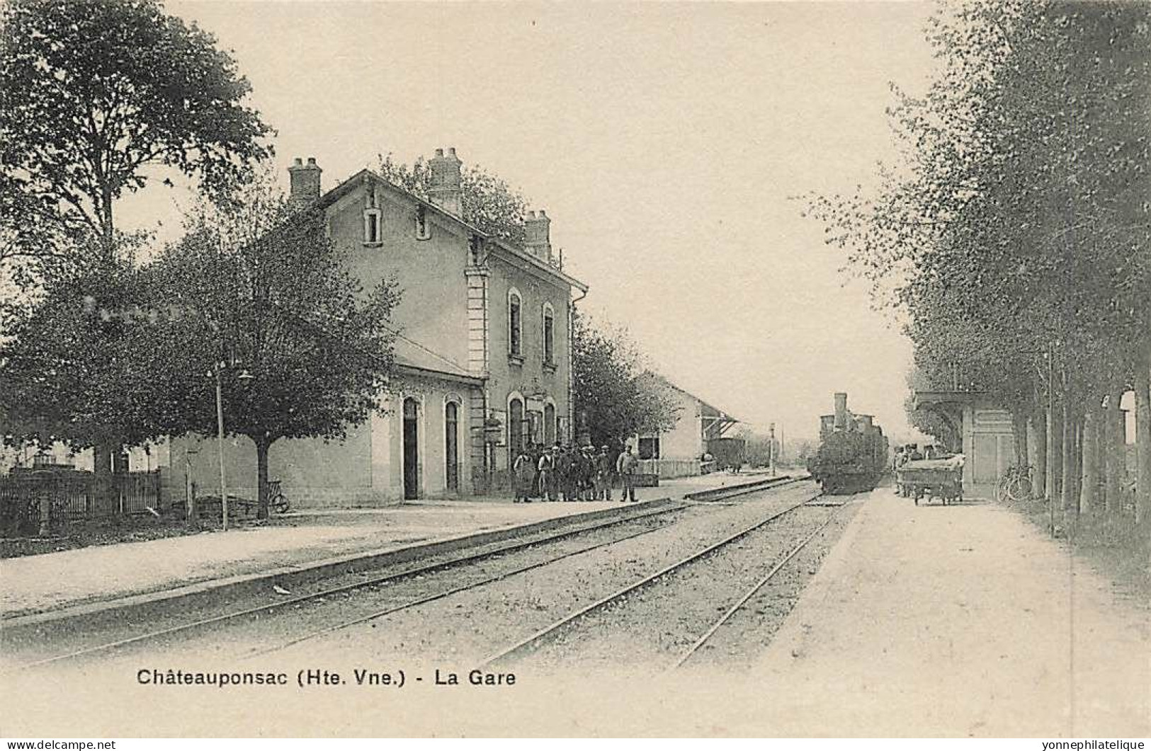 87 - HAUTE-VIENNE - CHATEAUPONSAC - La Gare - Vue Intérieure - Animation - 10243 - Chateauponsac