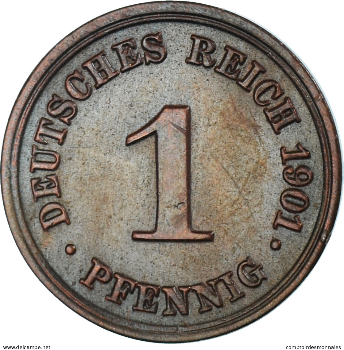 Monnaie, Allemagne, Pfennig, 1901 - 1 Pfennig