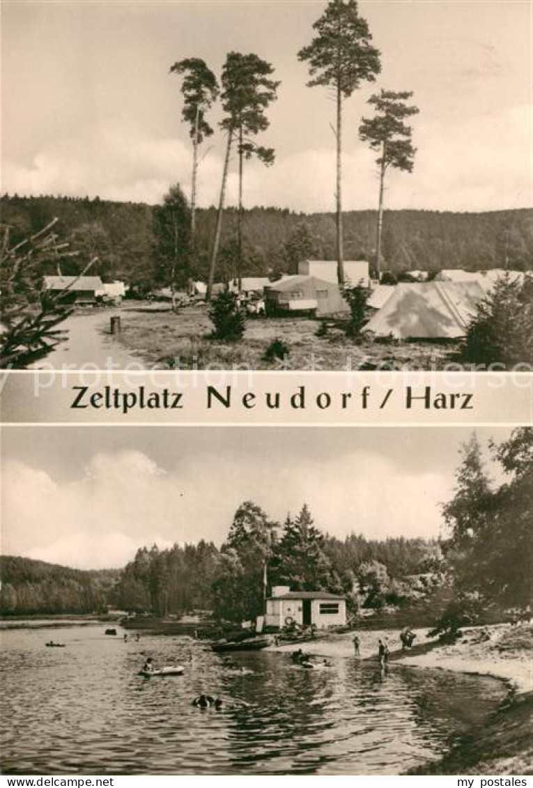 73081234 Neudorf Harzgerode Zeltplatz Camping Birnbaumteich Badestrand Harzgerod - Harzgerode