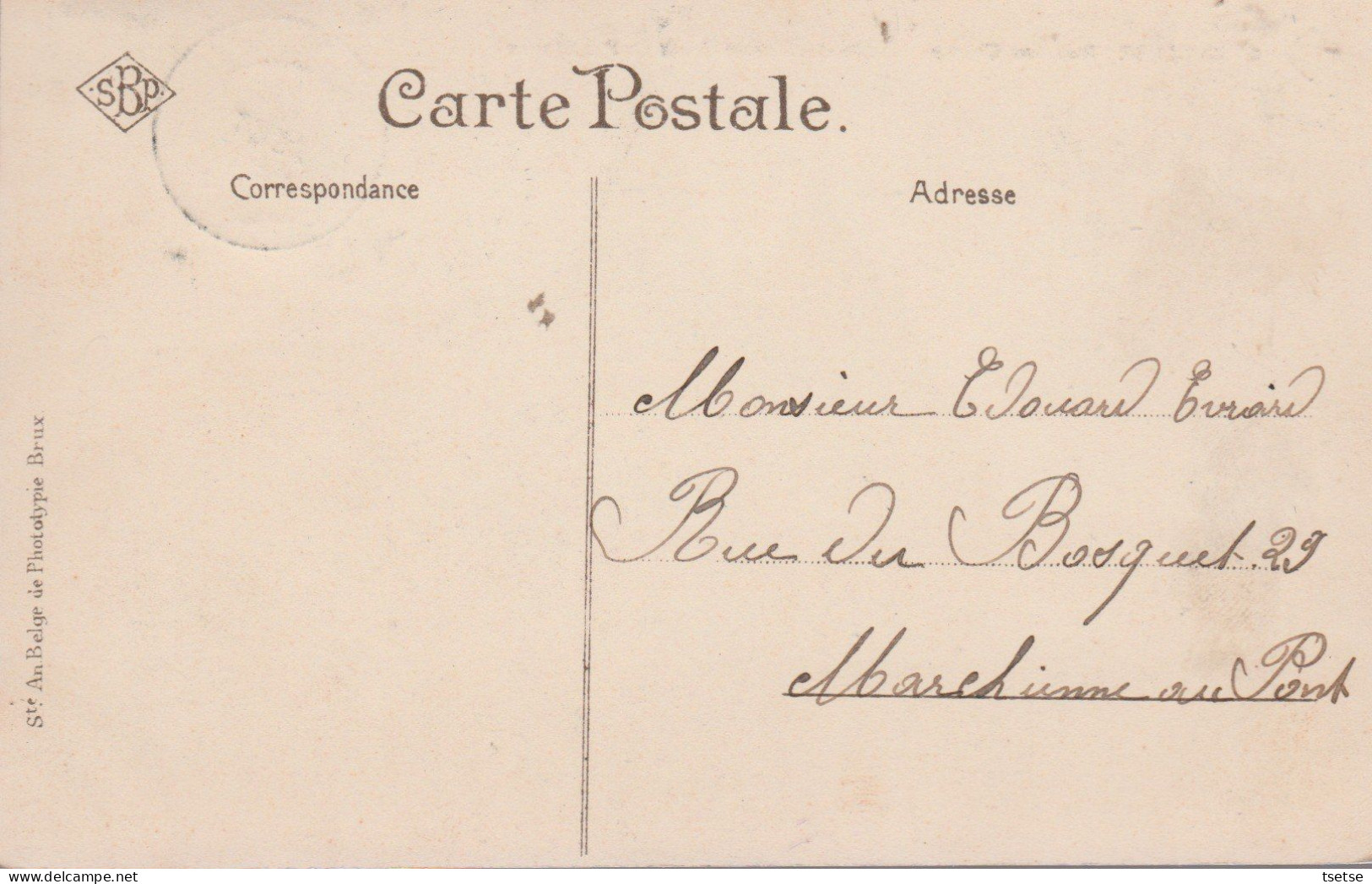 Manage - Rue Des Champs - Ecole Des Soeurs De La Providence  / S.B.P. - 1908 ( Voir Verso ) - Manage