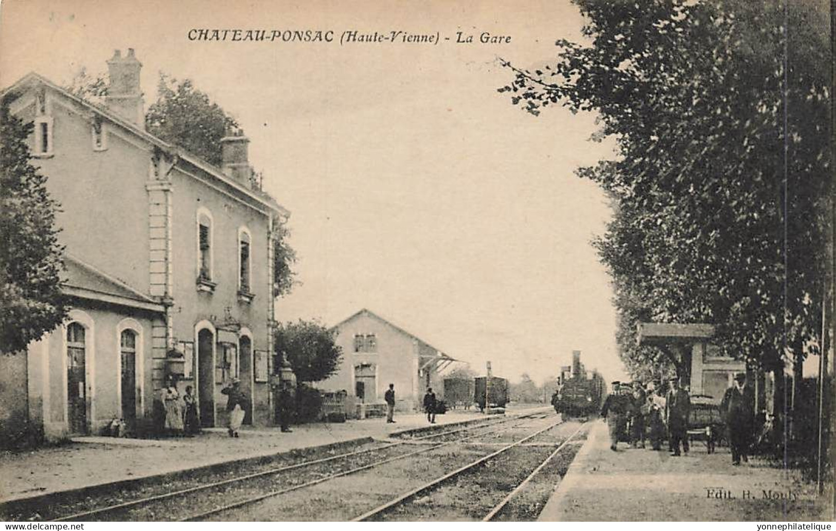 87 - HAUTE-VIENNE - CHATEAUPONSAC - La Gare - Animation - 10246 - Chateauponsac