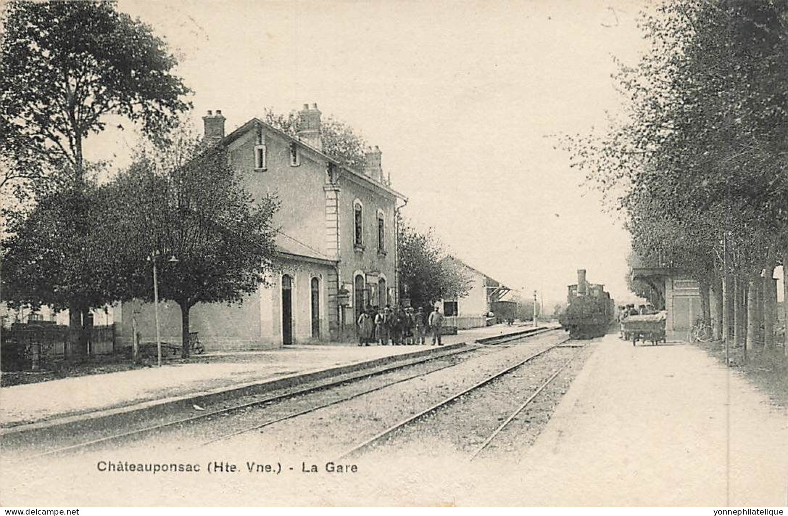 87 - HAUTE-VIENNE - CHATEAUPONSAC - La Gare - Animation - Circulée - 10247 - Chateauponsac