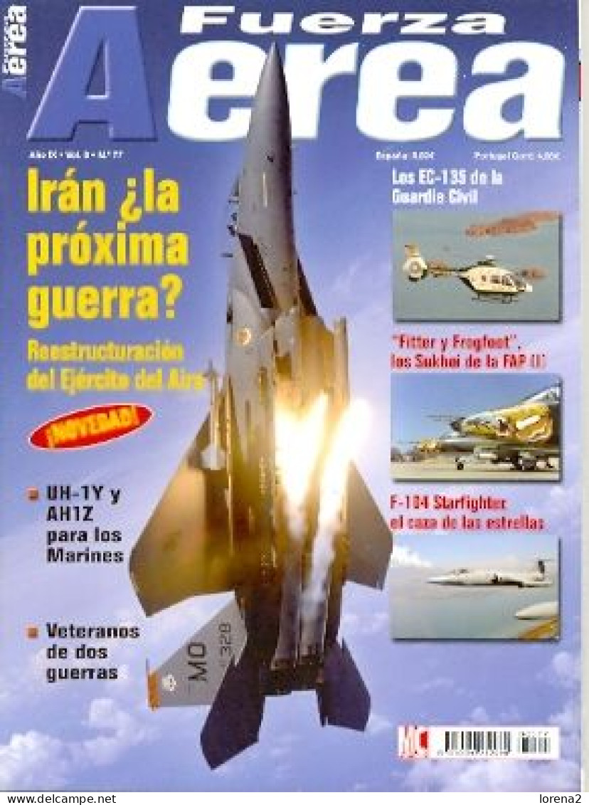 Revista Fuerza Aérea Nº 77. Rfa-77 - Espagnol
