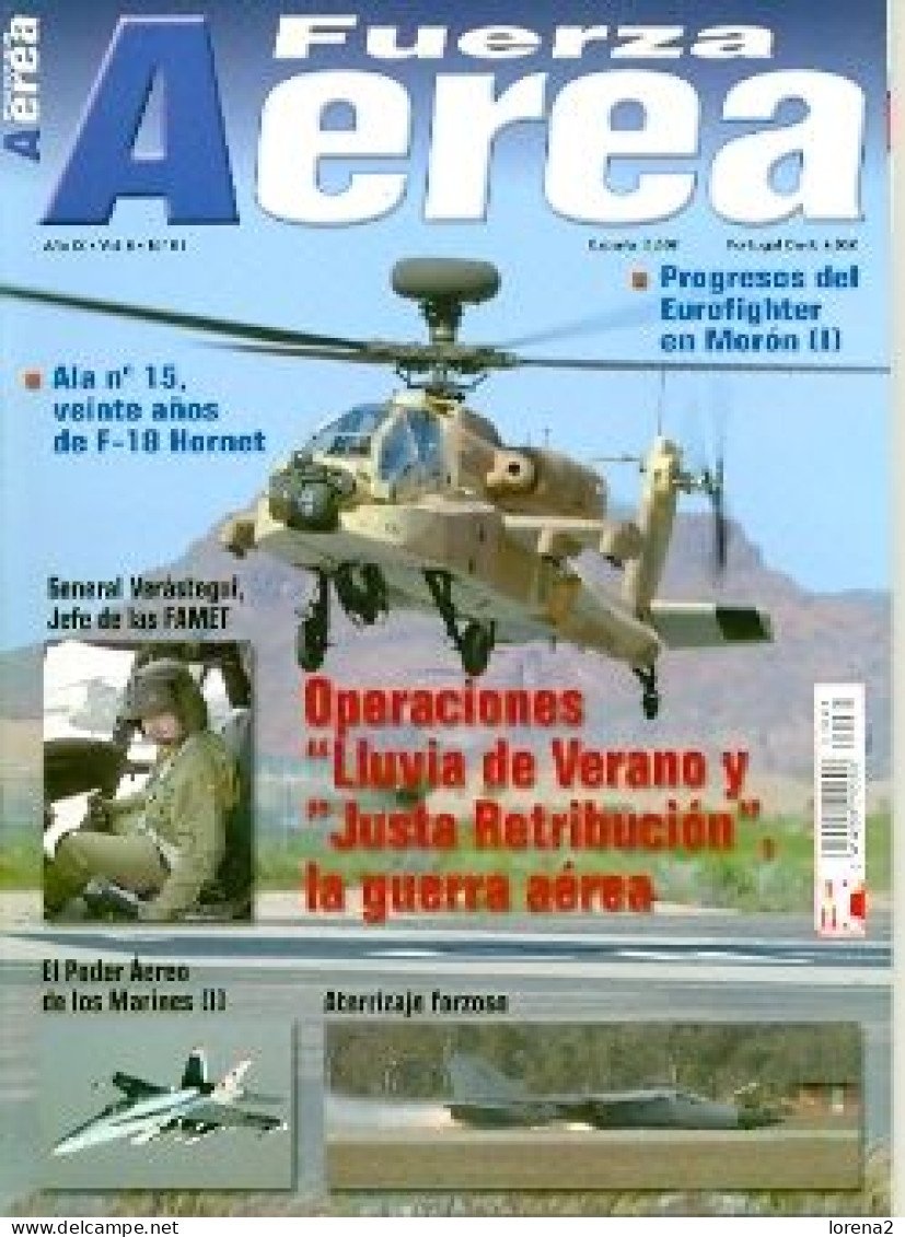 Revista Fuerza Aérea Nº 81. Rfa-81 - Spagnolo