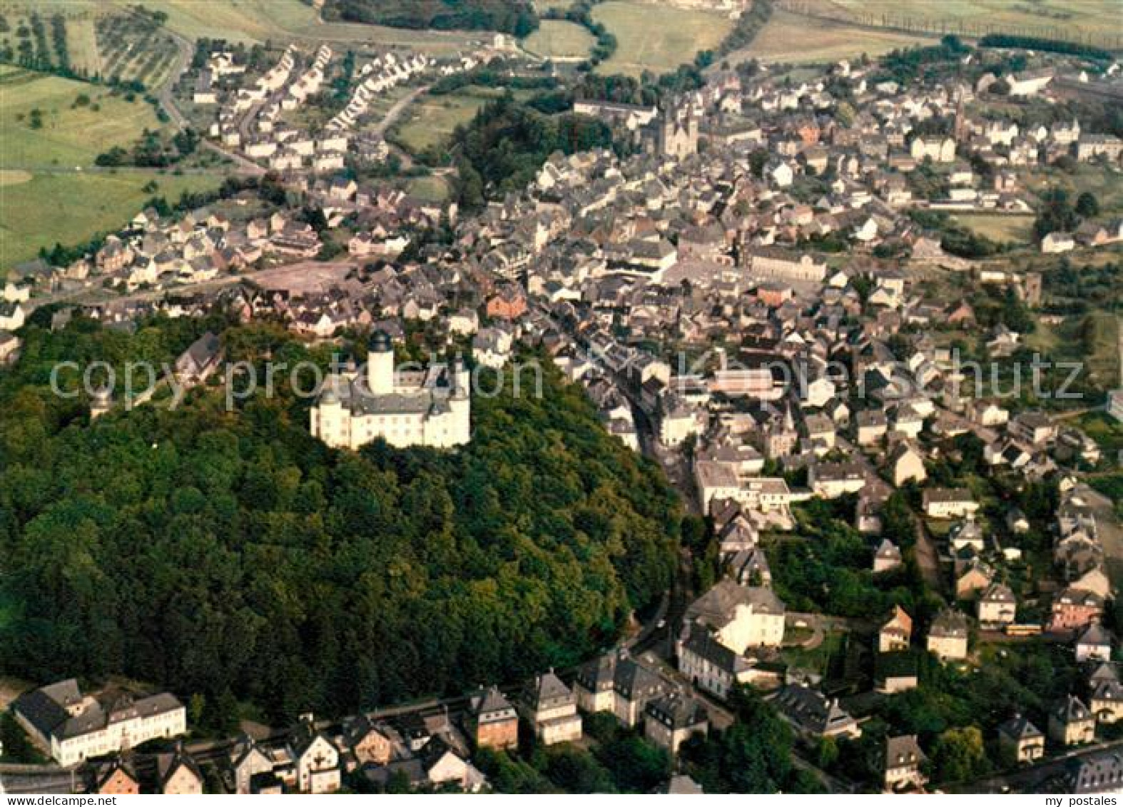 73081053 Montabaur Westerwald Schloss Fliegeraufnahme Montabaur - Montabaur