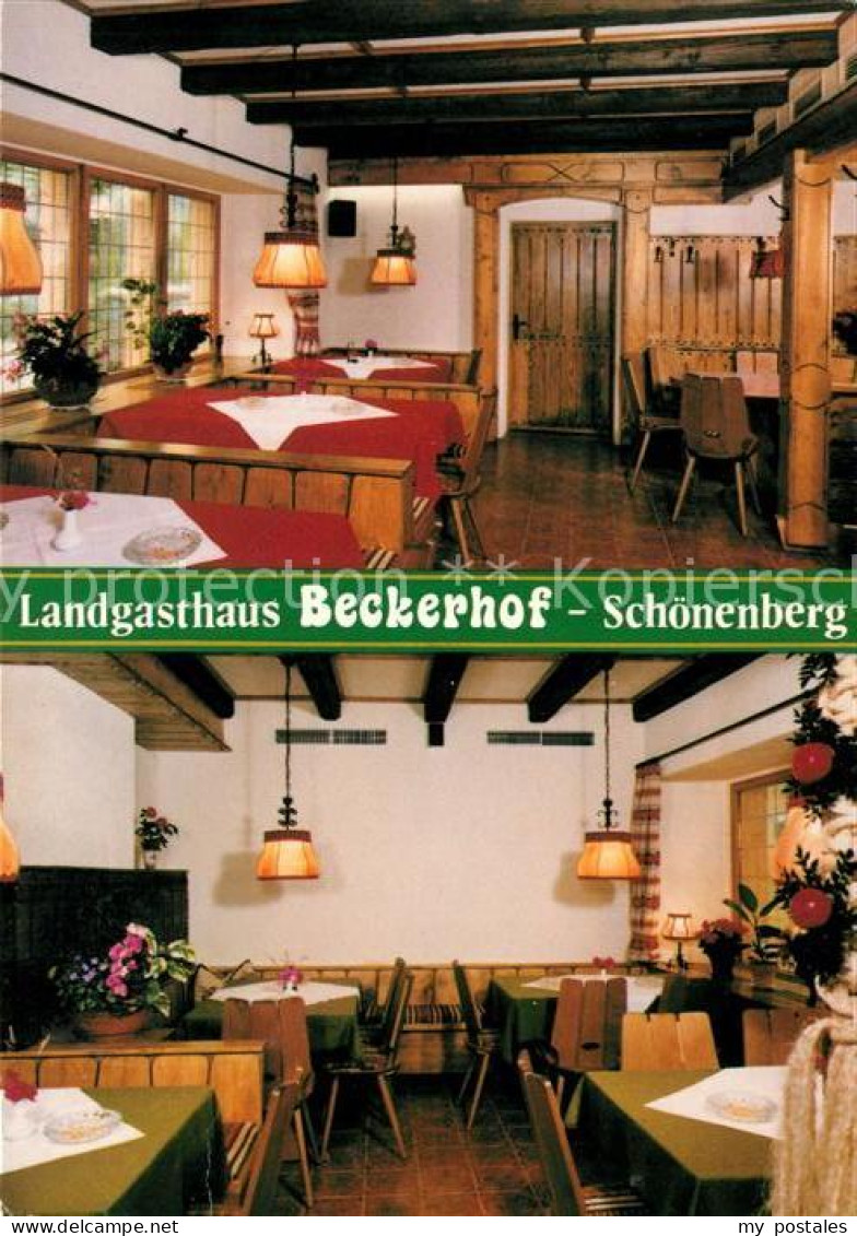 73080993 Schoenenberg Ellwangen Gasthaus Beckerhof  Altmannsrot - Ellwangen