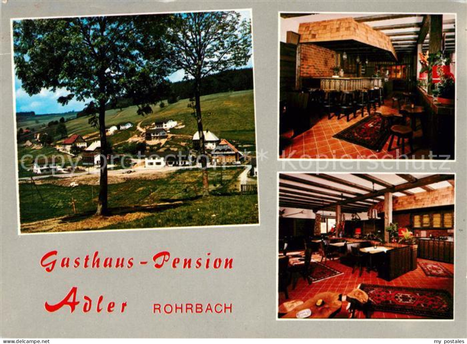 73080984 Rohrbach Furtwangen Gasthaus Pension Adler Rohrbach - Furtwangen