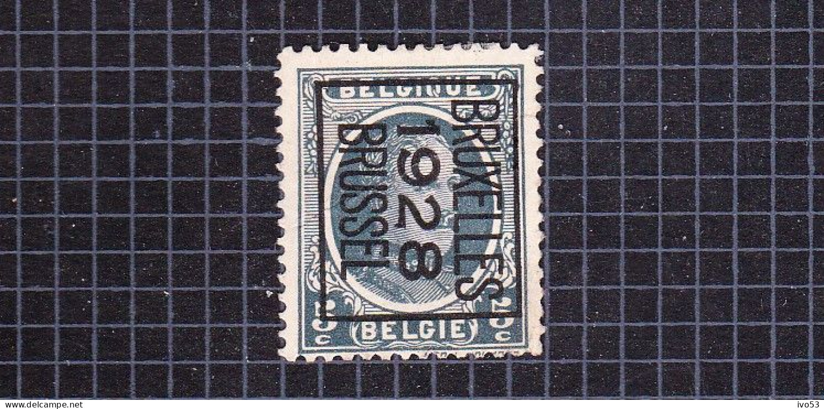 Houyoux:nr 193(*) Zonder Gom, Voorafstempeling:Bruxelles 1928 Brussel. - Typos 1922-31 (Houyoux)